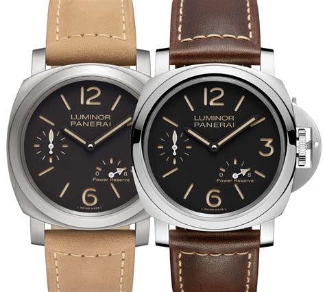 panerai 8 days power reserve titanium|luminor panerai gmt 8 days.